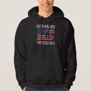 Moletom Demand Freedom Pro Gun Vintage AR15 EUA Sinalizado