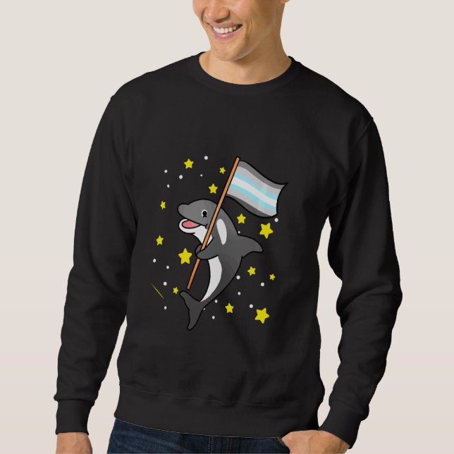 Moletom Demiboy Orca Demiboy Bandeira do Orca Long Sleeve (Frente)