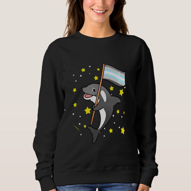 Moletom Demiboy Orca Demiboy Bandeira do Orca Long Sleeve (Frente)