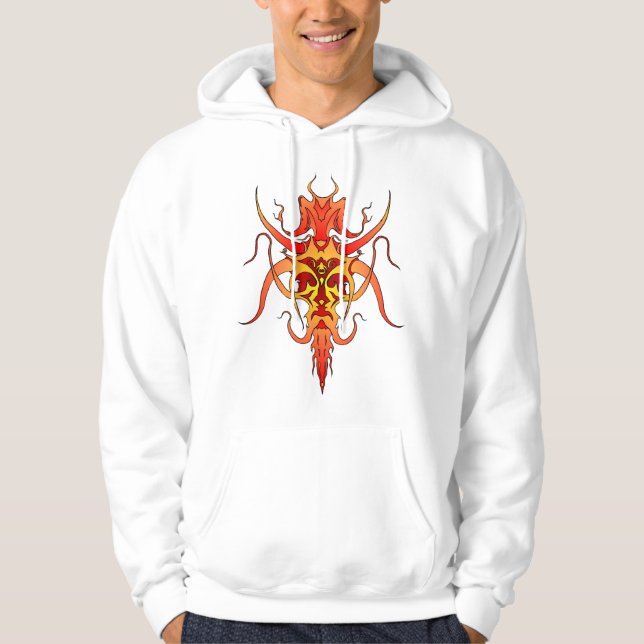 Moletom Demon Tribal Tattoo Design (Frente)