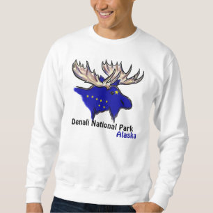 Moletom Denali National Park Alaska flag cara