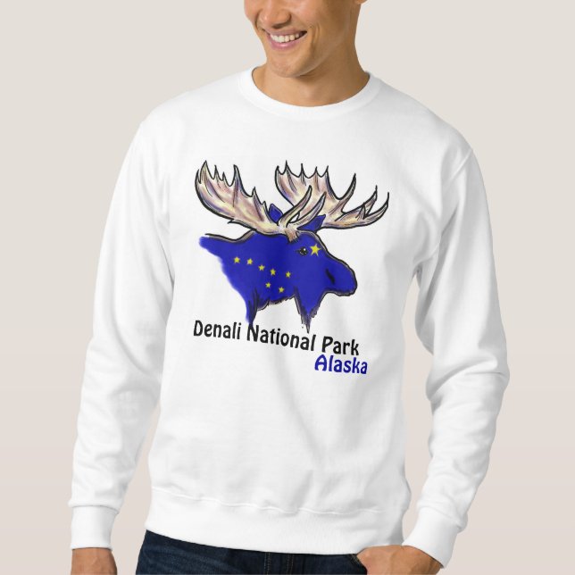Moletom Denali National Park Alaska flag cara (Frente)