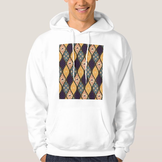 Moletom Denim Blue Art Nouveau (Frente)