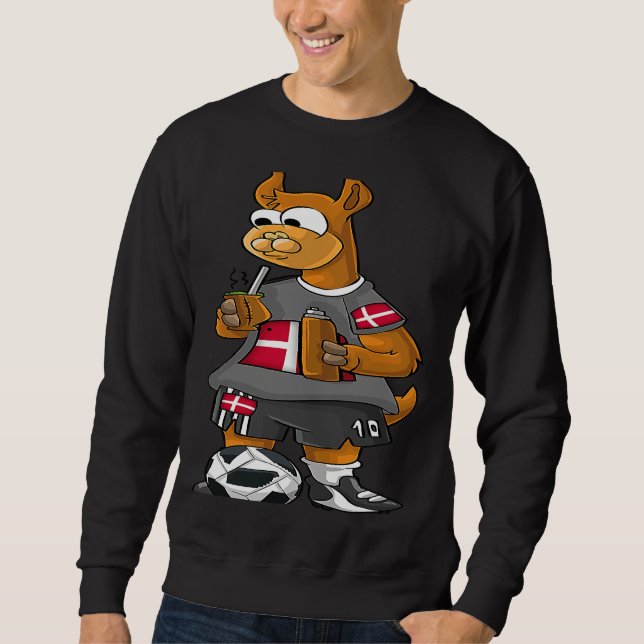 Moletom Denmark Fan Llama (Frente)