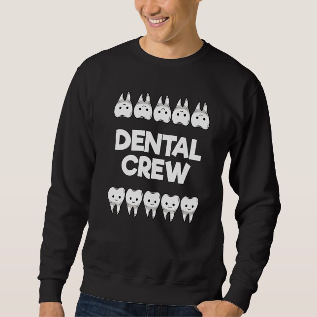 Moletom Dental Assistant Dentist Squad Teeth Tooth Surgery (Frente)