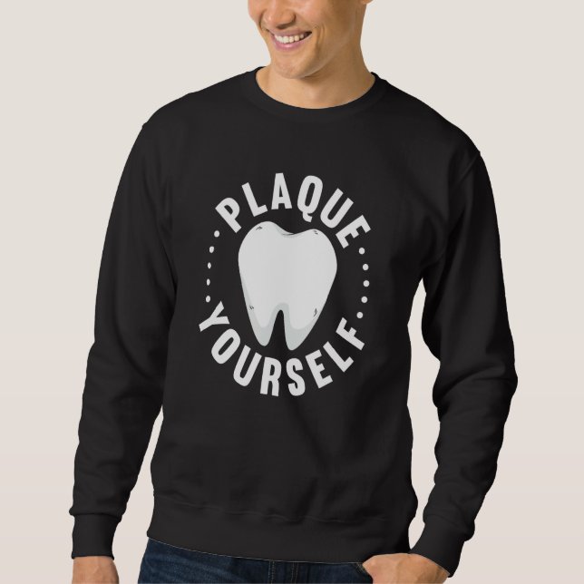 Moletom Dental Lab Plaque Yourself Orthodontics (Frente)