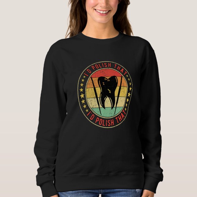 Moletom Dental Lab Tech Denture Technician Eu Polonizaria  (Frente)
