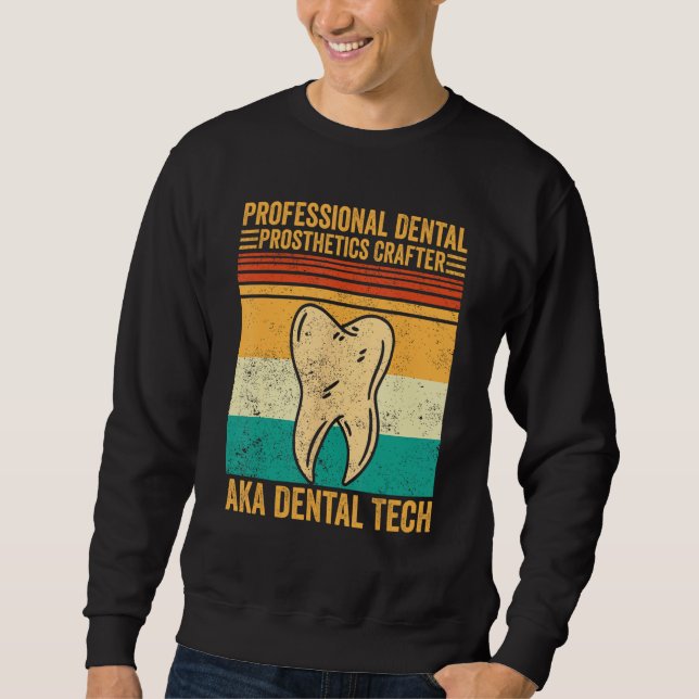 Moletom Dental Lab Tech Technician Dental Prosthetics Craf (Frente)