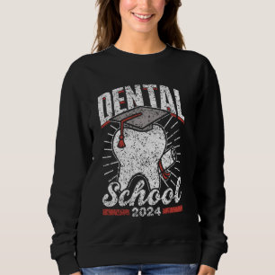 Moletom Dental School 2024 Estudante Dentist Formando Dent