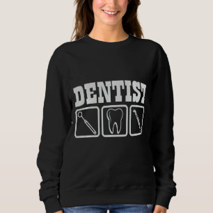 Moletom Dente Dentista Engraçado Para Dental Assistant Par