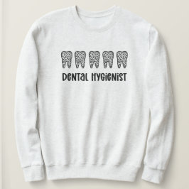 Moletom Dentes De Impressão Leopardo Higienista Dental