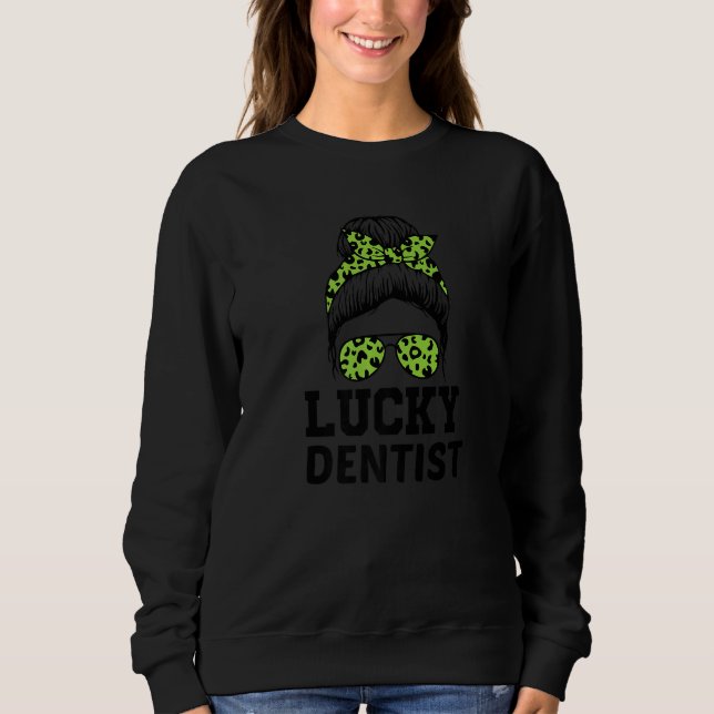 Moletom Dentista Assistente de Dentista Engraçado no Dia d (Frente)