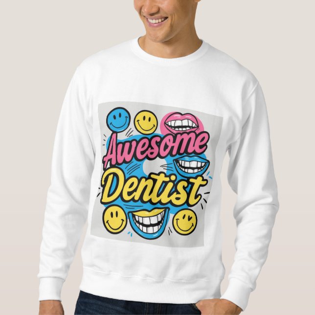 Moletom Dentista incrível obrigado (Frente)