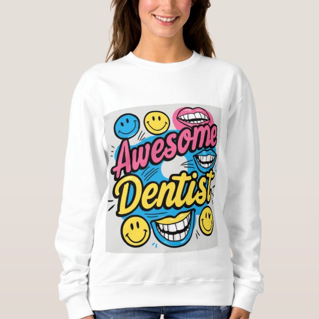 Moletom Dentista incrível obrigado (Frente)