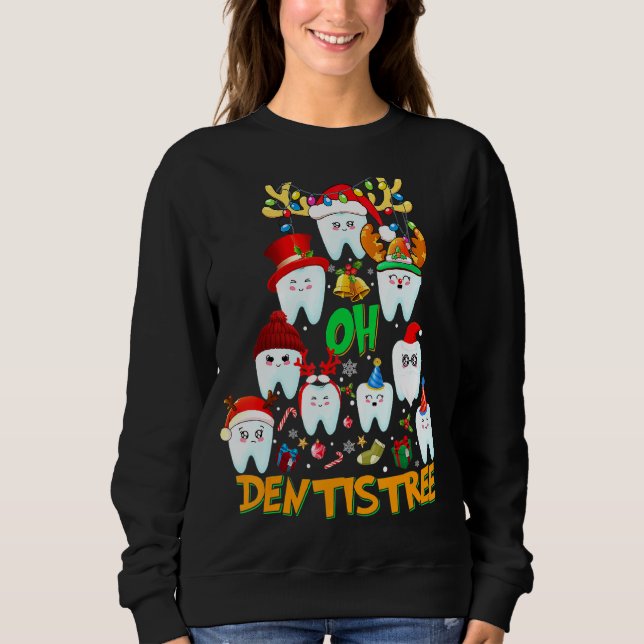 Moletom Dentistree Funny Xmas Natal Dentista de Natal (Frente)
