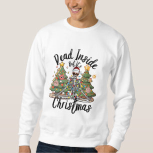 Moletom Dentro de morto, mas é o presente de Natal engraça