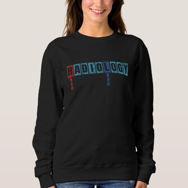Moletom Departamento de Radiologia Rad Tech Radiologista P (Frente)