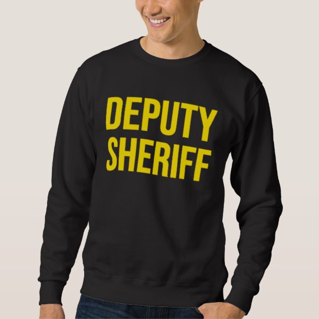 MOLETOM DEPUTY SHERIFF POLICE LAW ENFORCEMENT UNIFORM FRON (Frente)