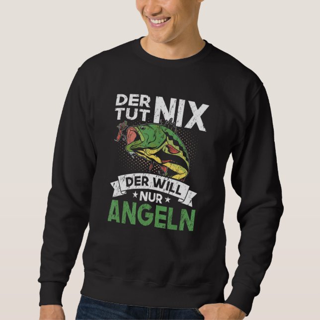 Moletom Der Tut Nix Der Nur Pescará Angler & Fischer (Frente)