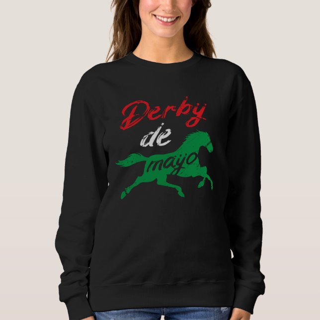 Moletom Derby De Mayo Mexican Horse Racing Equestrian (Frente)