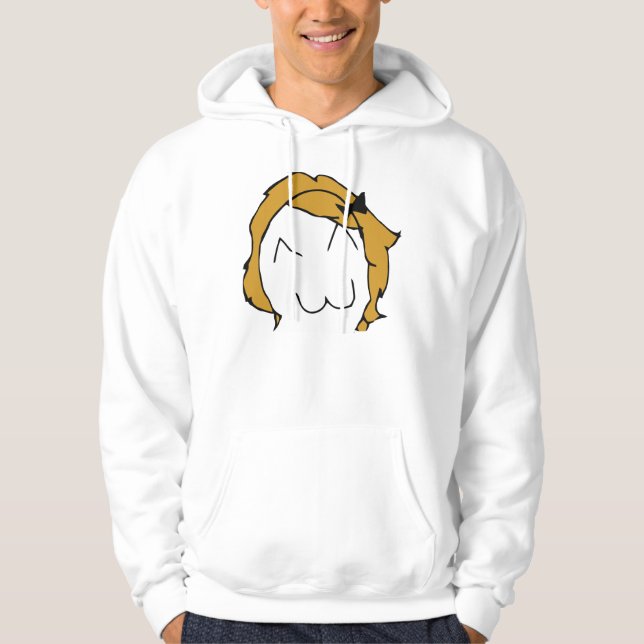 Moletom Derpina (sorriso) de Kitteh - Hoodie (Frente)