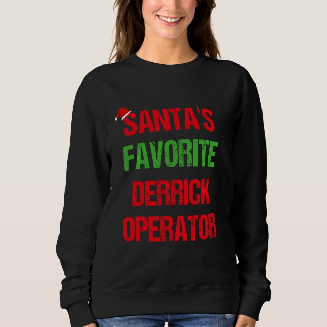 Moletom Derrick Operador Funny Pajama Christmas (Frente)
