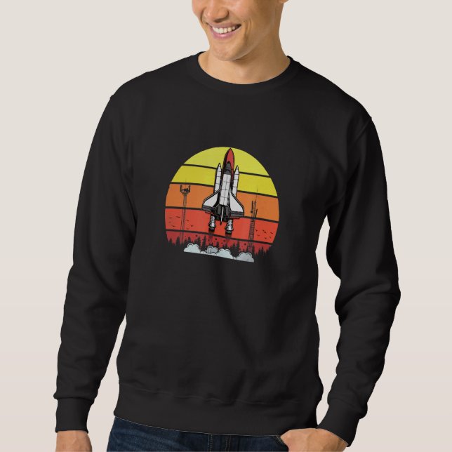 Moletom Desativação do foguete - Design retrô (Frente)