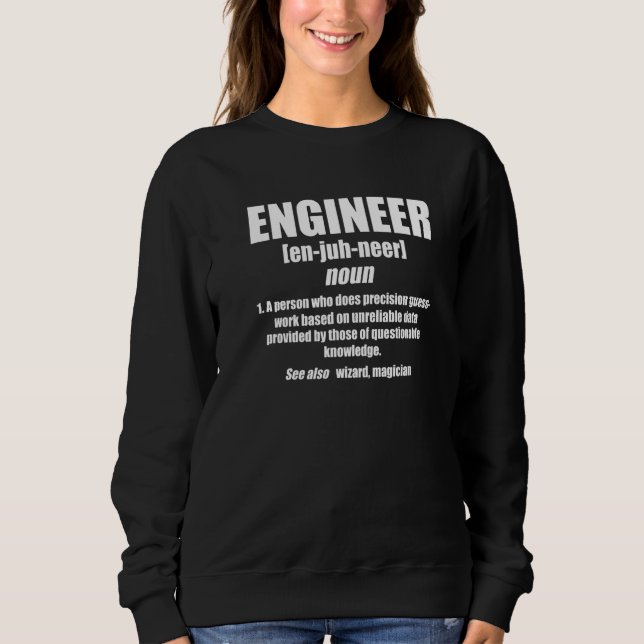 Moletom Descrição do Engenheiro (Frente)