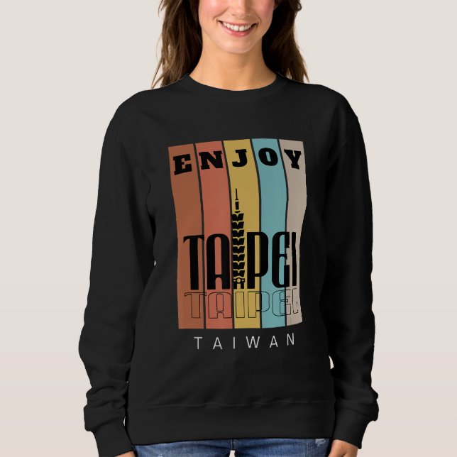 Moletom Descubra a beleza de Taiwan com 'Aproveite Taiwan' (Frente)