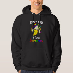 Moletom Desculpe Garota, Eu Gosto De Bananas Lgbb Orgulho