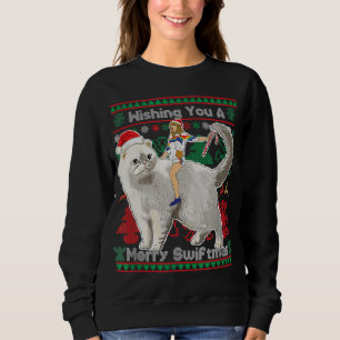 Moletom Desejo-Lhe Uma Feliz Swiftmas Feia De Natal