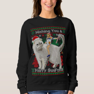 Moletom Desejo-Lhe Uma Feliz Swiftmas Feia De Natal