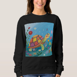 Moletom Desenhando Bebê Tartaruga