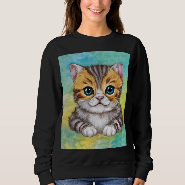Moletom Desenhando gato (Frente)