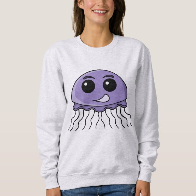 Moletom Desenho Animado Amigo Geleia Lilás (Frente)