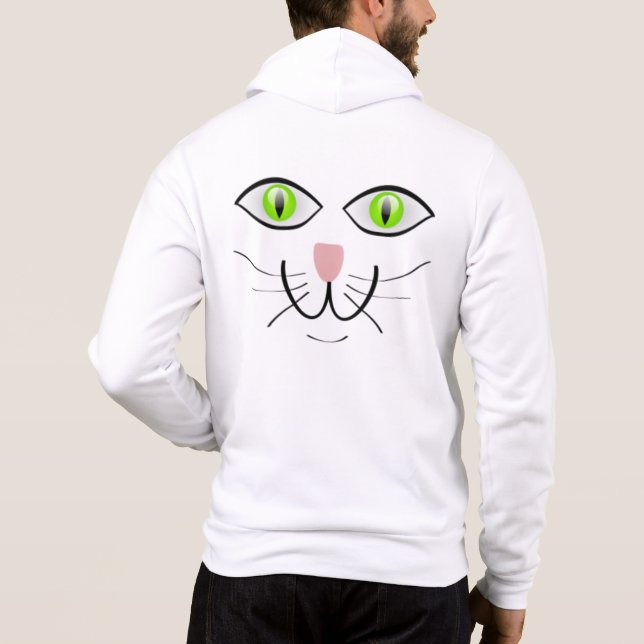 Moletom Desenho Animado de Gato Cara Engraçada-29034 (Verso)