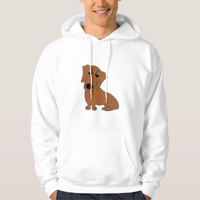 Moletom desenho animado vermelho unisex (Frente)