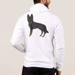 Moletom Desenho de cachorro Cartoon GSD Pastor Alemão Bi-P