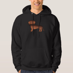 Moletom Desenho De Cachorro Curto De Cabelo Vermelho