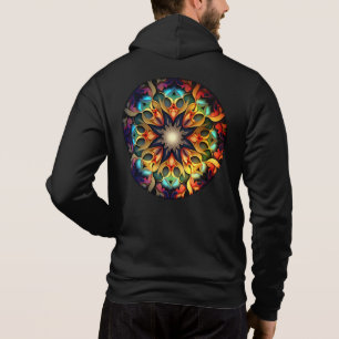 Moletom Desenho de Flor de Mandala Kaleidoscópio-23091