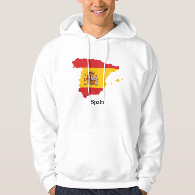 Moletom Desenho de Souvenir com Bandeira da Espanha dentro (Frente)