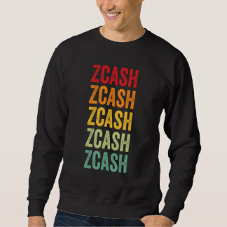 Moletom Desenho de texto arco-íris Crypto Zcash