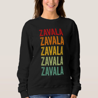 Moletom Desenho de texto arco-íris do Condado de Zavala Te