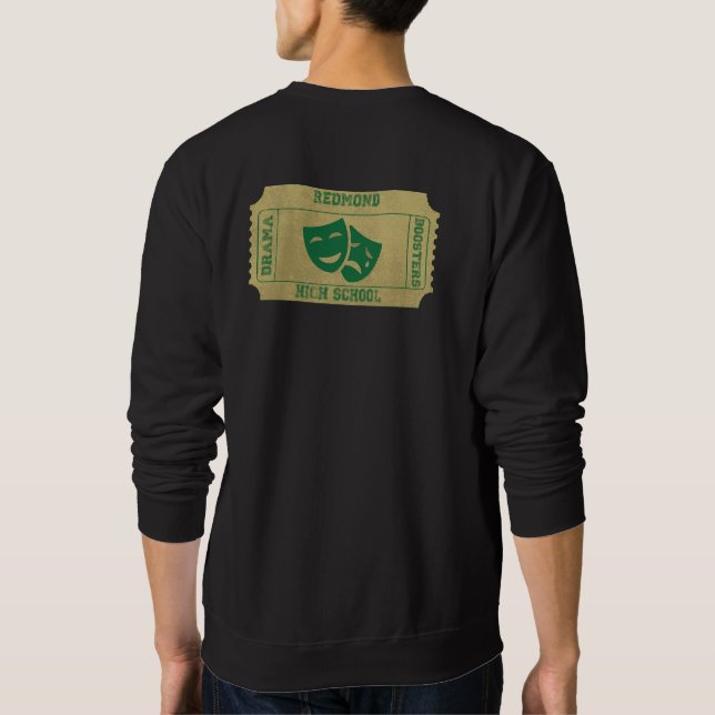 Moletom Desenho do Bilhete (Costas) - Booster Crewneck (Verso)