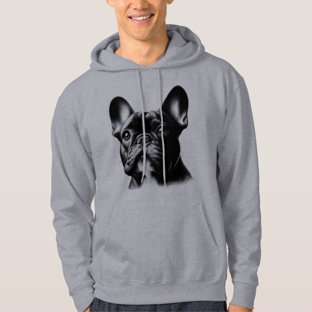 Moletom Desenho do Bulldog Francês (Frente)