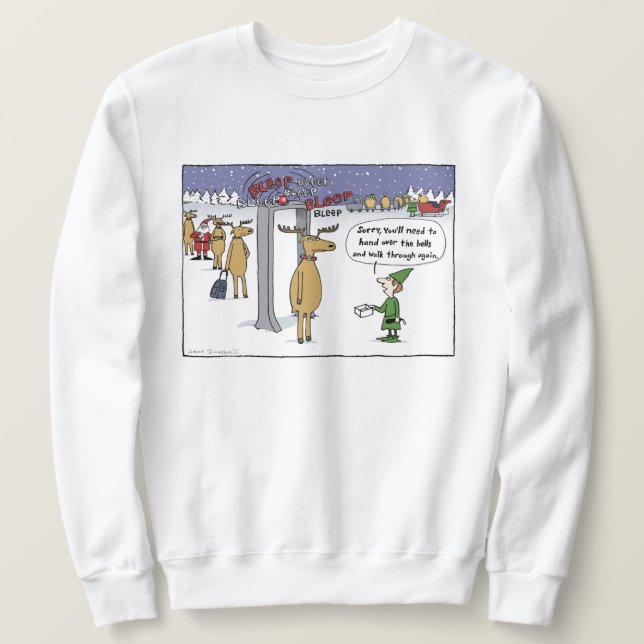 Moletom Desenho "Sleigh Security" (Frente do Design)