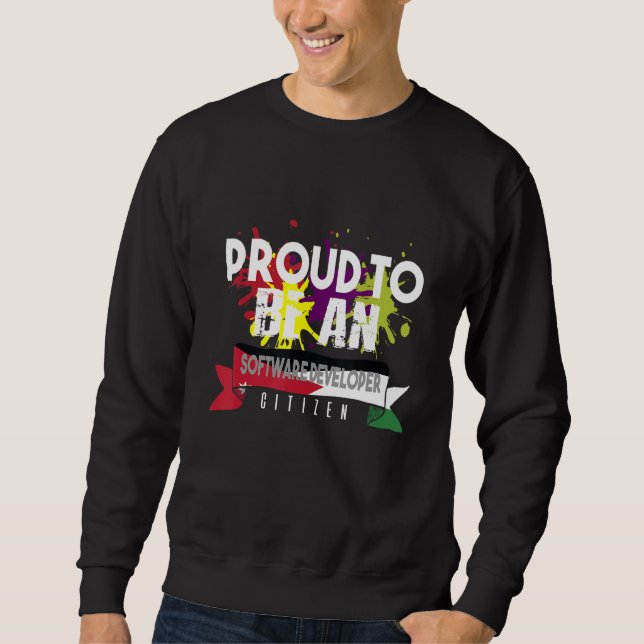 Moletom Desenvolvedor de Software Orgulhoso Cidadão Profis (Frente)