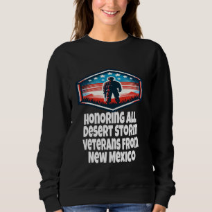Moletom Desert Storm Honorando Veteranos De Tempestade No