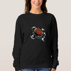 Moletom Desfrute do Visto Wild American Football Rugby Gra