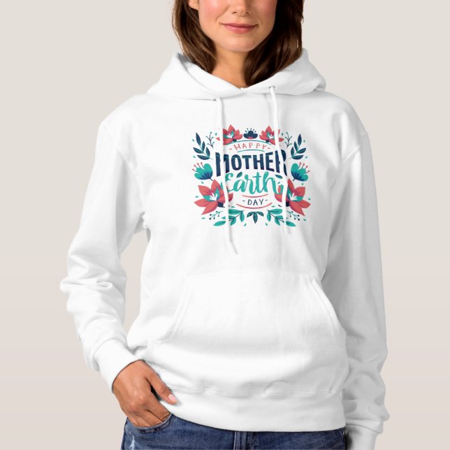 Moletom Design-23184 Hoodie, Dia da Mãe Terra (Frente)